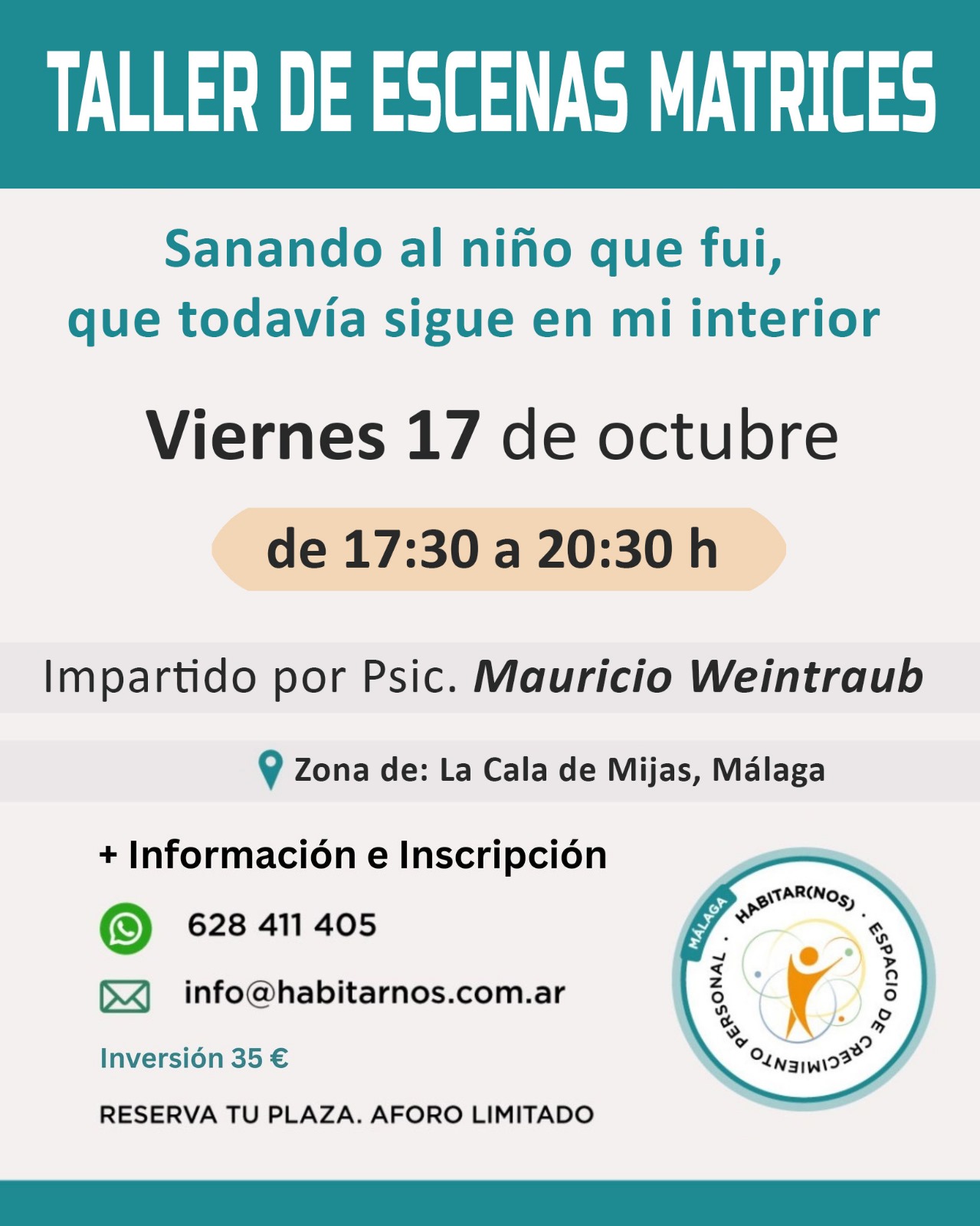 Taller de Escenas Matrices - Málaga - Octubre