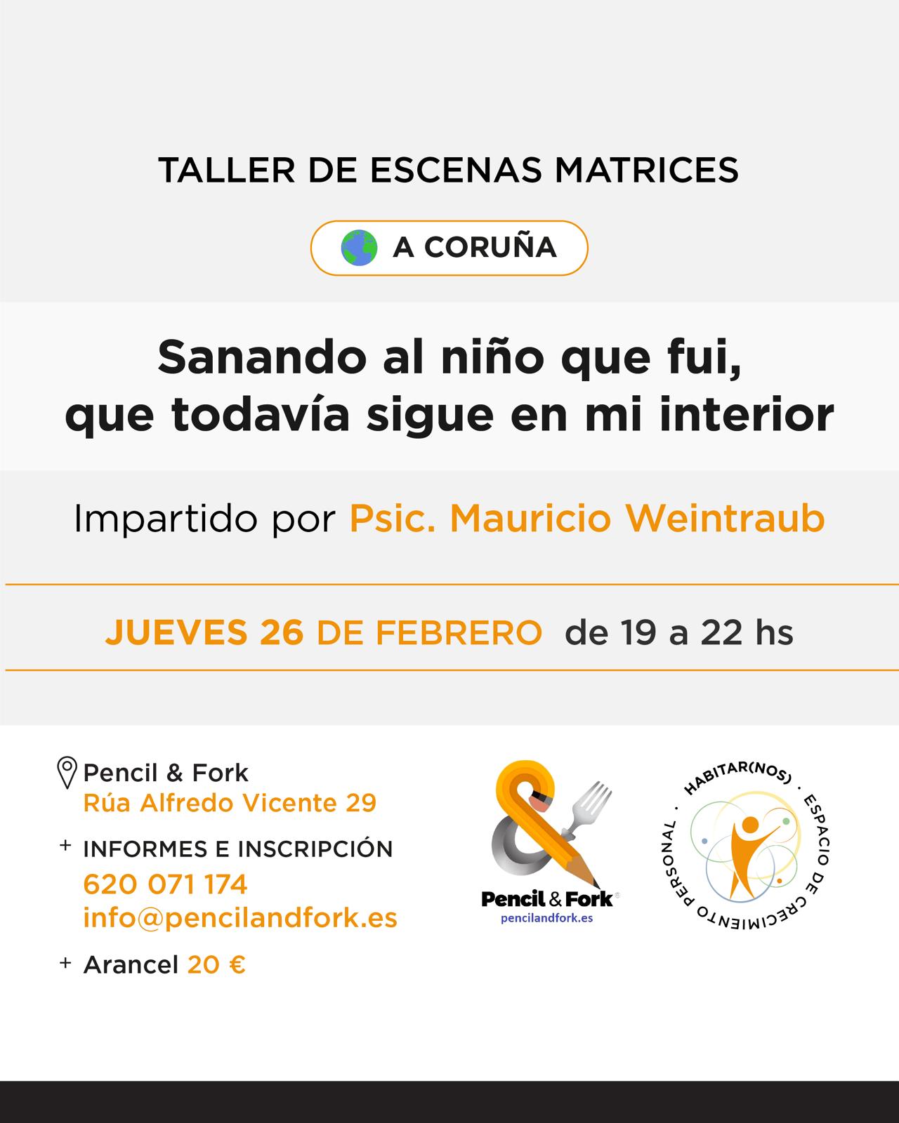Taller de Escenas Matrices - A Coruña - Febrero 2026